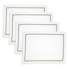 Saro Lifestyle Embroidered Line Design Placemat (Set of 4) - 3 of 4