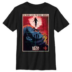 Boy's Stranger Things Retro Dear Billy Poster T-Shirt - 1 of 4