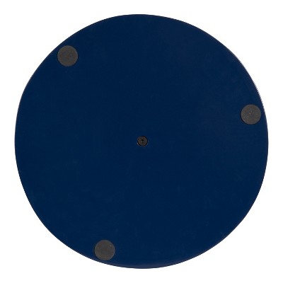Lipton Glamorous Navy Blue and Gold Round Two-Tier Tray