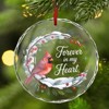 Christmas Ornament 2025 Remembrance Ornament for Loss of Loved One Forever in My Heart Bereavement Gift Sympathy Keepsake - 4 of 4