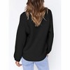 Imily Bela Women's Fall/Winter Crewneck Casual Puff Sleeve Knit Pullover Ribbed Oversized Loose Sweater Tops - 2 of 4