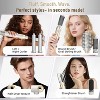 6 in 1 Hot Air Brush & Hair Dryer, High-Speed Hair Dryer Brush with Auto Wrap Curlers - 4 of 4