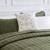 Christmas Holiday Embroidered Throw Pillow - Great Bay Home - 3 of 4