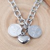 ELYA Women's Blessings, Love and Tree of Life Stainless Steel Necklace - 18" - 3 of 3