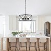 Bella Depot Metal Cage Chandelier Adjustable Dimmable Pendant Light for Hallway, Kitchen Island - image 4 of 4