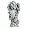 Roman 25.25" Angel with Baby Resin Outdoor Garden Statue Gray - 2 of 4