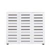 GDFStudio Fiora Modern 5-Tier Wooden Shoe Rack with Louvered Doors and Adjustable Shelves - 4 of 4