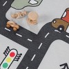 Construction Zone Non-Slip Kids Playroom Nursery Washable Indoor Area Rug by Blue Nile Mills - 4 of 4