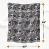 Cheer Collection Ultra Soft Faux Fur Throw Blanket - Gray - 3 of 4