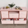 Dresser TV Stand, 8 Dresser TV Stand for 55” TV, Long Dresser for Bedroom with Power Outlets & LED Lights - 4 of 4