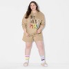 Pride Adult 'Out Loud & Proud' Sweatshirt - Beige - 3 of 3