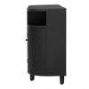 NicBex 4-Door Storage Cabinet, Adjustable Shelves Sideboard Buffet Cabinet with Storage Solid Wood Veneer for Kitchen, Living Room, Corridor - 4 of 4