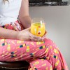 Pavilion Gift Company - Mimosa - 2XL Peach Lounge Pants - Pajama Bottoms - 2 of 4
