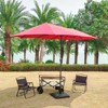 SEVOBAL Umbrella Bases Versatile Patio and Garden Table Stand, All Weather Useful to Enjoy Outdoor Time with Family, Black, 19.29"*19.29"*8.26" - 2 of 4