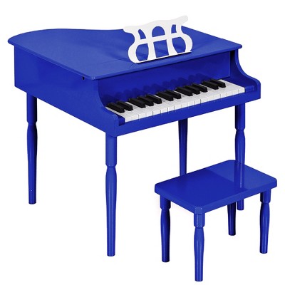 Best Choice Products Kids Classic 30-Key Mini Piano w/ Lid, Bench, Folding Music Rack, Song Book, Stickers