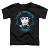 Toddler Boys' Star Trek Almost Smile T-Shirt Black - 2 of 4