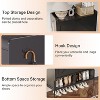 Shoe Cabinet with 2 Flip Drawers - Freestanding Storage Organizer for Entryway, Narrow Shoe Rack Cabinet, Dry and Wet Separation with Metal Legs - 4 of 4