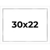 PosterPalooza | Modern Shadow Box 1" Depth White Picture Frame - UV Acrylic, Backing Board, Hanging Hardware - 2 of 4