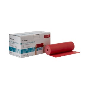 McKesson CanDo Exercise Resistance Band Red Light Resistance 5" x 6 Yd 169-5212, 1 Each - 1 of 3