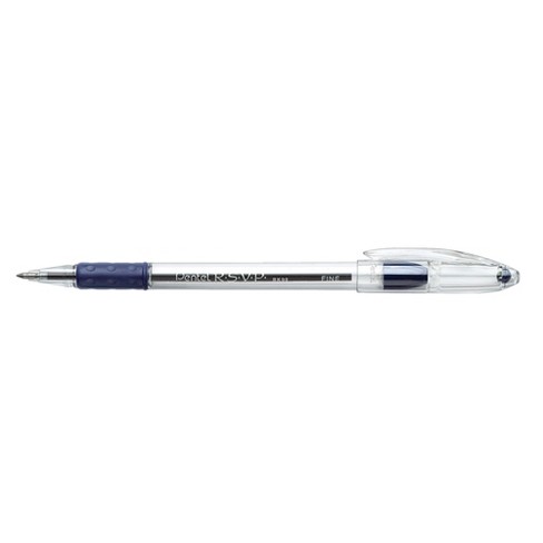 Pentel R. S.V. P. Ballpoint Pens, Fine Point, Black Ink, 12/Pack