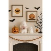 Transpac Plush Ghost with Pink Pumpkin Decorative Figurine for Halloween Indoor Tabletop Decor Soft Polyester Gift - 3 of 4