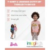Barbie Girls T-Shirt and Leggings Outfit Set Toddler - 3 of 4