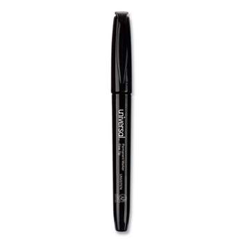 Universal Pen-Style Permanent Marker Bullet/Fine Black 60 per pack 07074