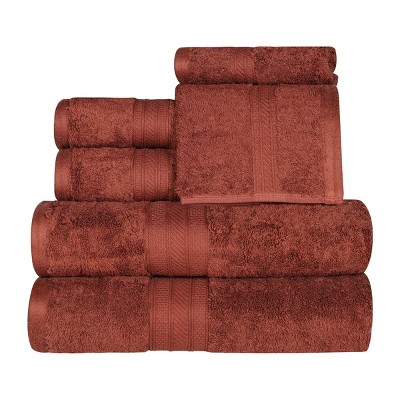 Classic Plush Absorbent 6-Piece Towel Set by Blue Nile Mills
