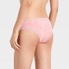 Women's Modal Blend Cheeky Underwear with Lace - Auden™ - 2 of 4