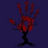 Junior's Design By Humans Halloween Tree By aisenArt T-Shirt - 2 of 3