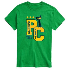 Men's - Pete the Cat - Collegiate Short Sleeve Graphic T-Shirt - 1 of 4