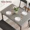 Dining Table Set for 4, Kitchen Table with Upholstered Chairs and Bench, Wood Rectangular Dining Table and Chairs Set for Small Space - 4 of 4