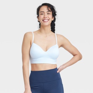 Women's Seamless Medium Support Longline Sports Bra - All In Motion™ - 1 of 4