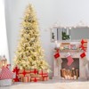 Tangkula 6/7/8 FT Artificial Christmas Tree w/1108 PE PVC Branch Tips & 250/340/450 LED Lights - 3 of 4