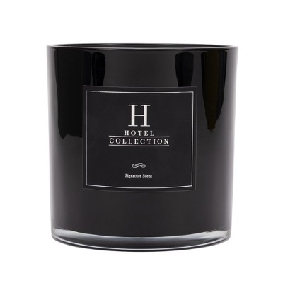 Hotel Collection Black Velvet Candle - Luxury Scented Candles - Blonde Woods, Rose and Black Fig - Soy Candles
