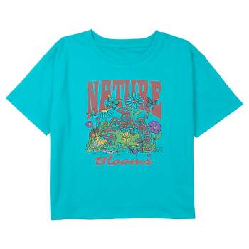 Girl's Lost Gods Nature Blooms Plants T-Shirt