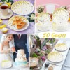 DYLIVeS White and Gold Paper Plates,7 inch Metallic Foil Polka Dots Disposable Dessert Party Plates Cocktail Party Supplies Plates for Birthday... - 3 of 4
