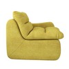 AZL1 Life Concept Sofas Comfy Accent Bean Bag Couch, Lounge Chair with Right Arm, Suitable for Living room Bedroom, Yellow, 41.45"*36.22"*37.87" - 4 of 4