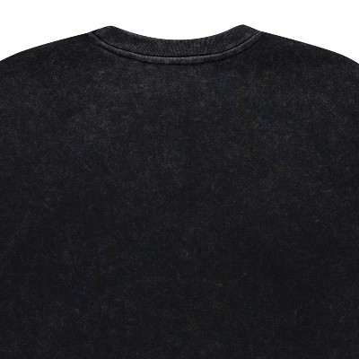 The Powerpuff Girls Ladies Powerpuff Girls Tiedye Sweatshirt - Powerpuff Girls Crewneck Sweatshirt - Blossom Bubble and Buttercup Sweatshirt (Black Wash, Large) — фото 7