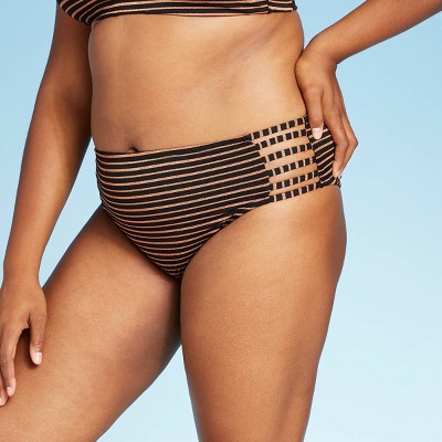 plus size black bikini bottoms