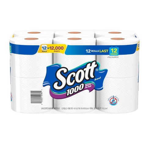 Scott 1000 Toilet Paper - 12pk : Target