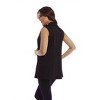 Women's Long Zipper Vest - ANGEL - 3 of 4