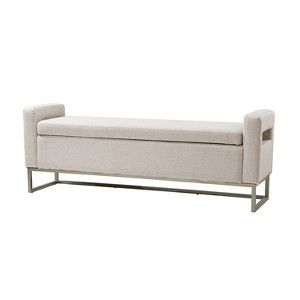 Jorge 59.1 Wide Storage Bench| ART OF LIVING DESIGNS - 1 of 4