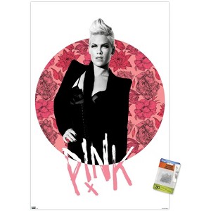 Trends International P!nk - Flowers Unframed Wall Poster Prints - 1 of 4