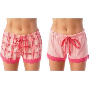 Just Love Women’s Pajama Shorts – Soft Cotton Lounge Sleep Shorts with Drawstring Waist - 1 of 2