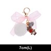 Unique Bargains Christmas Double Ring and Lobster Clasp Plush Mesh Metal Keychain 1 Pc - 2 of 4