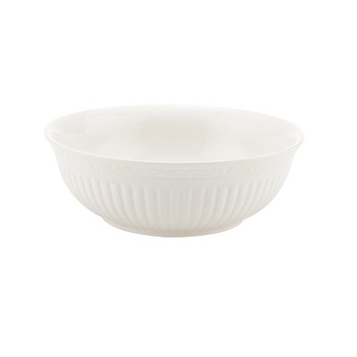 Italian Countryside White Porcelain 16-Piece Dinnerware Set, Service for 4