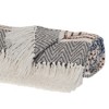 Parkland Collection,Transitional Stripes Rectangle Throw - 3 of 4