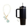 Unique Bargains Pearl Chain Bow Water Cup Pendant 1 Pc - 3 of 4