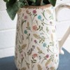Angel Sar Ceramic Pitcher Vase, 9.1 Inch Round Floral Vase with Weathered Finish, Multi-Colored Rustic Decor - 4 of 4
